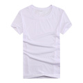 Camisetas promocionales de algodón 100% en blanco barato promocionales